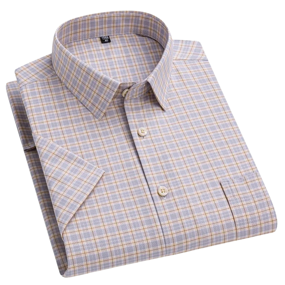 Zack | Short-Sleeve Cotton Shirt