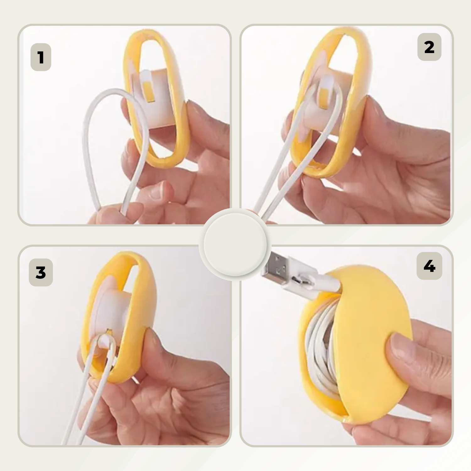 1+1 FREE | CableEase – No More Cable Clutter at the Push of a Button