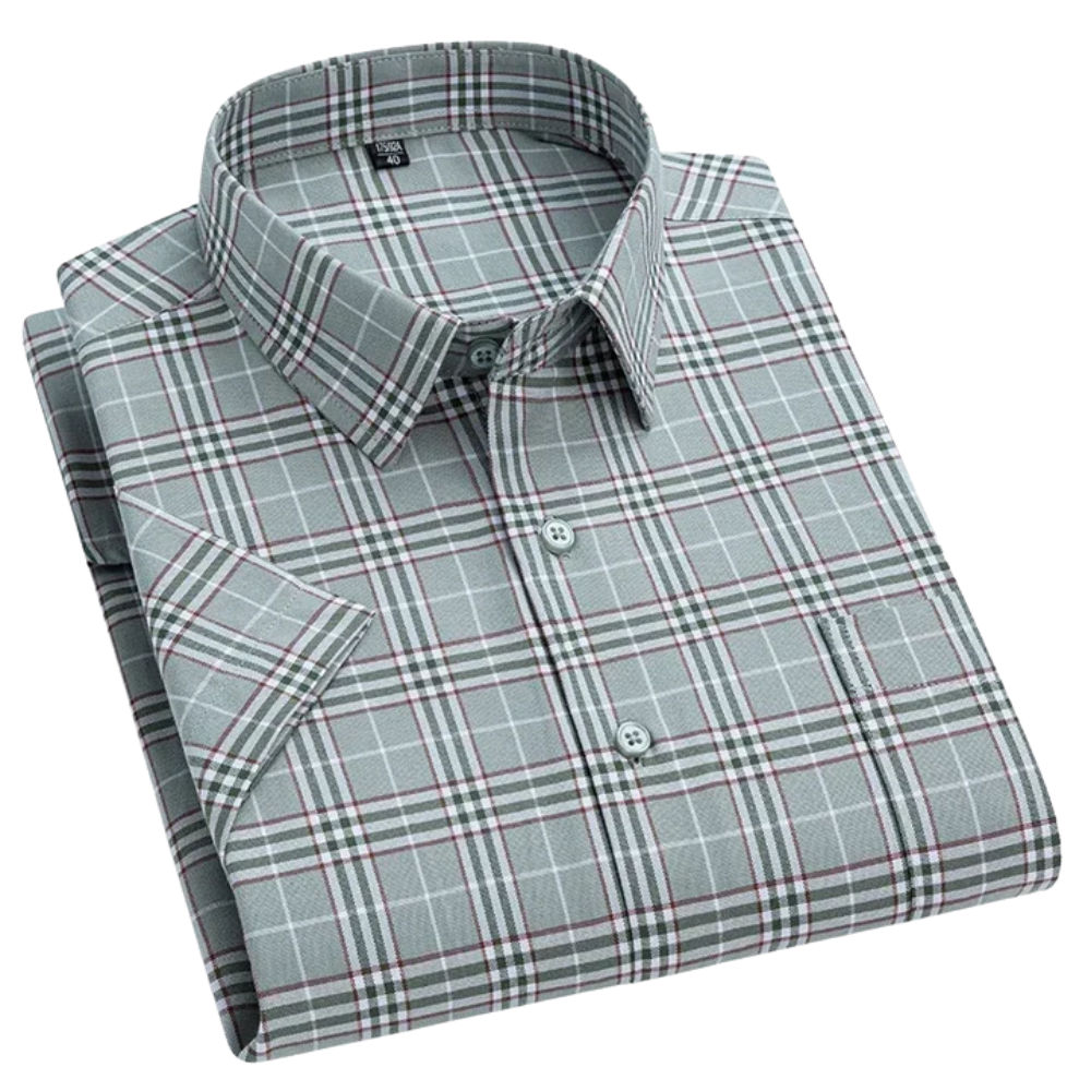 Zack | Short-Sleeve Cotton Shirt