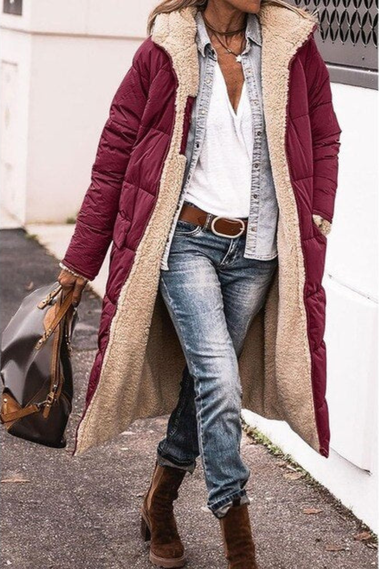 Sasha | Elegant Reversible Coat