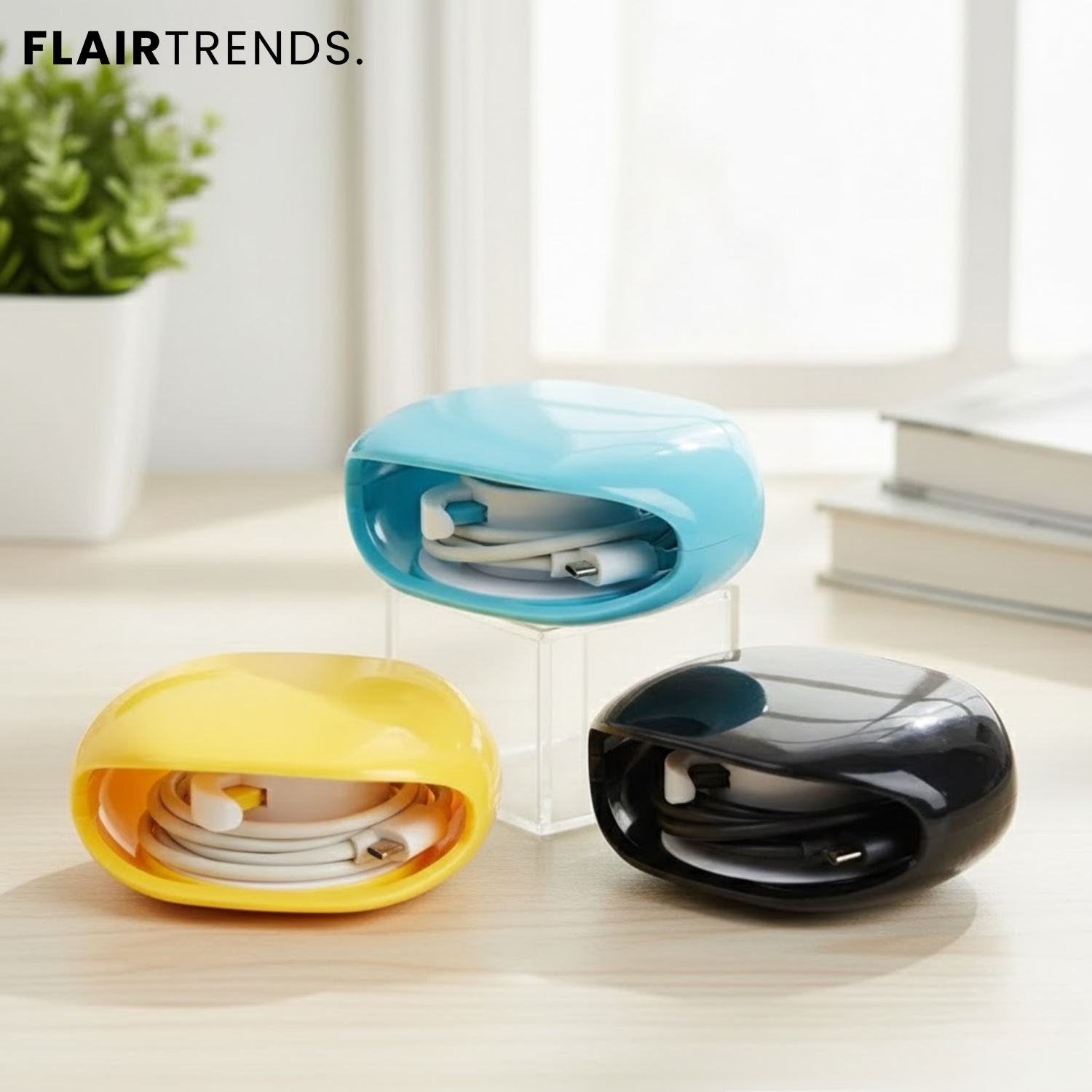 1+1 FREE | CableEase – No More Cable Clutter at the Push of a Button