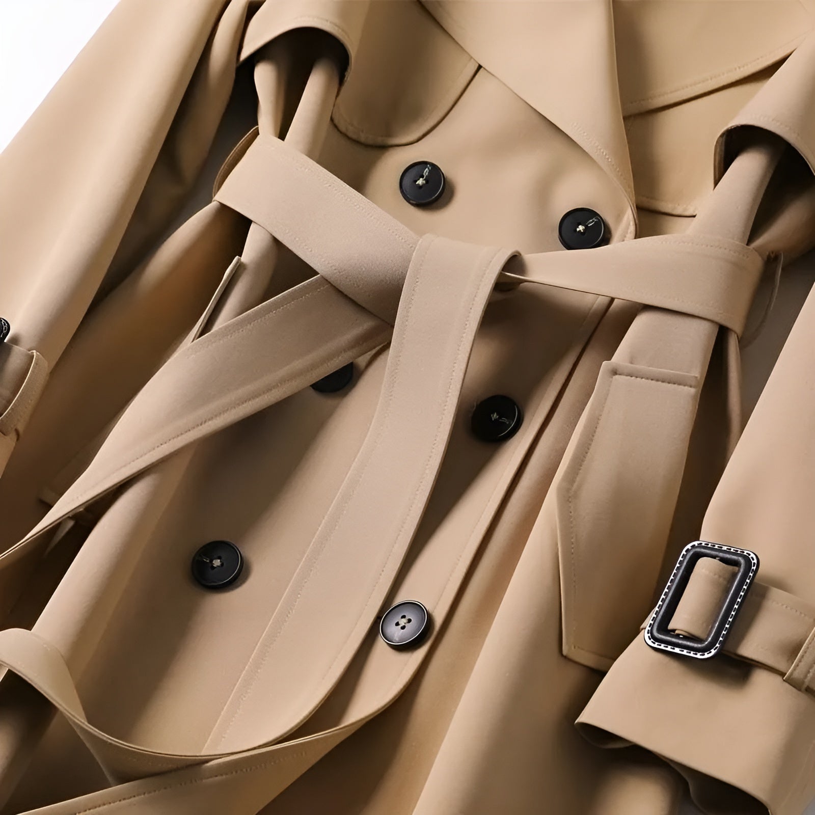 Elodie - Classic Longline Trench Coat