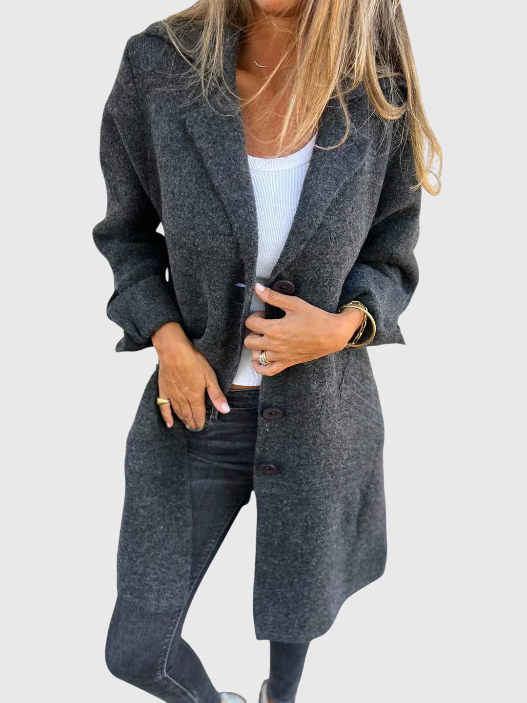 Lisa - Blazer With Buttons