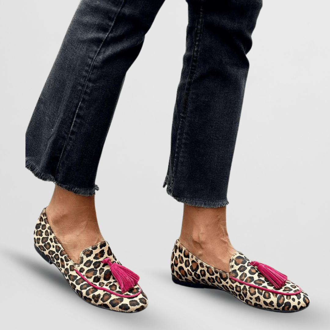Francesca | Slippers With Fringe Details