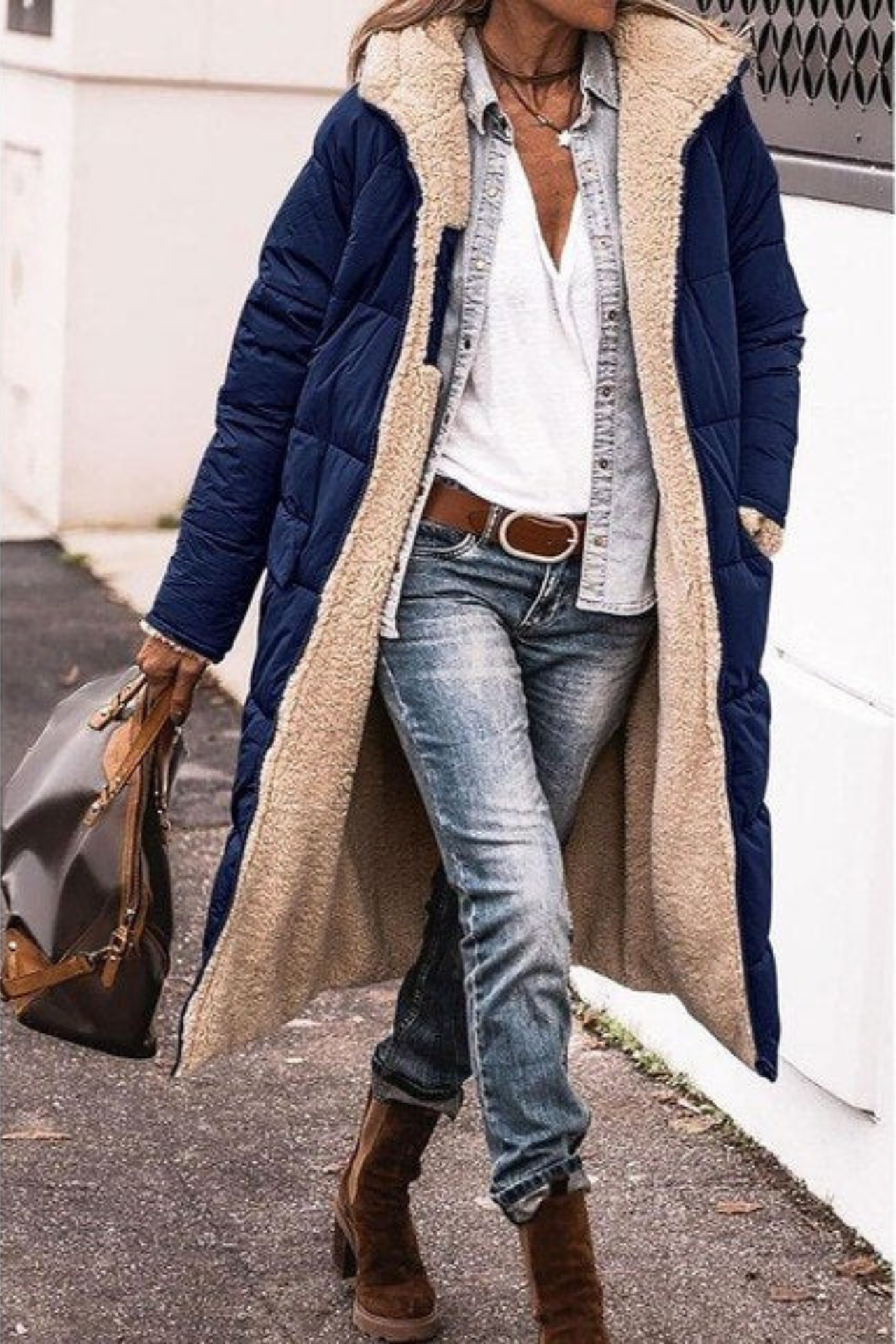 Sasha | Elegant Reversible Coat