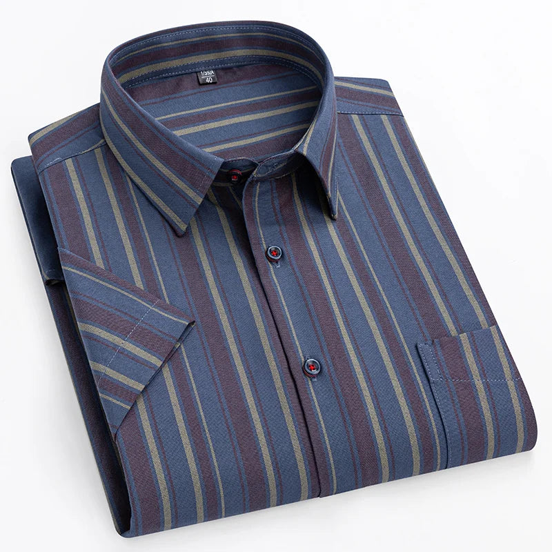 Zack | Short-Sleeve Cotton Shirt