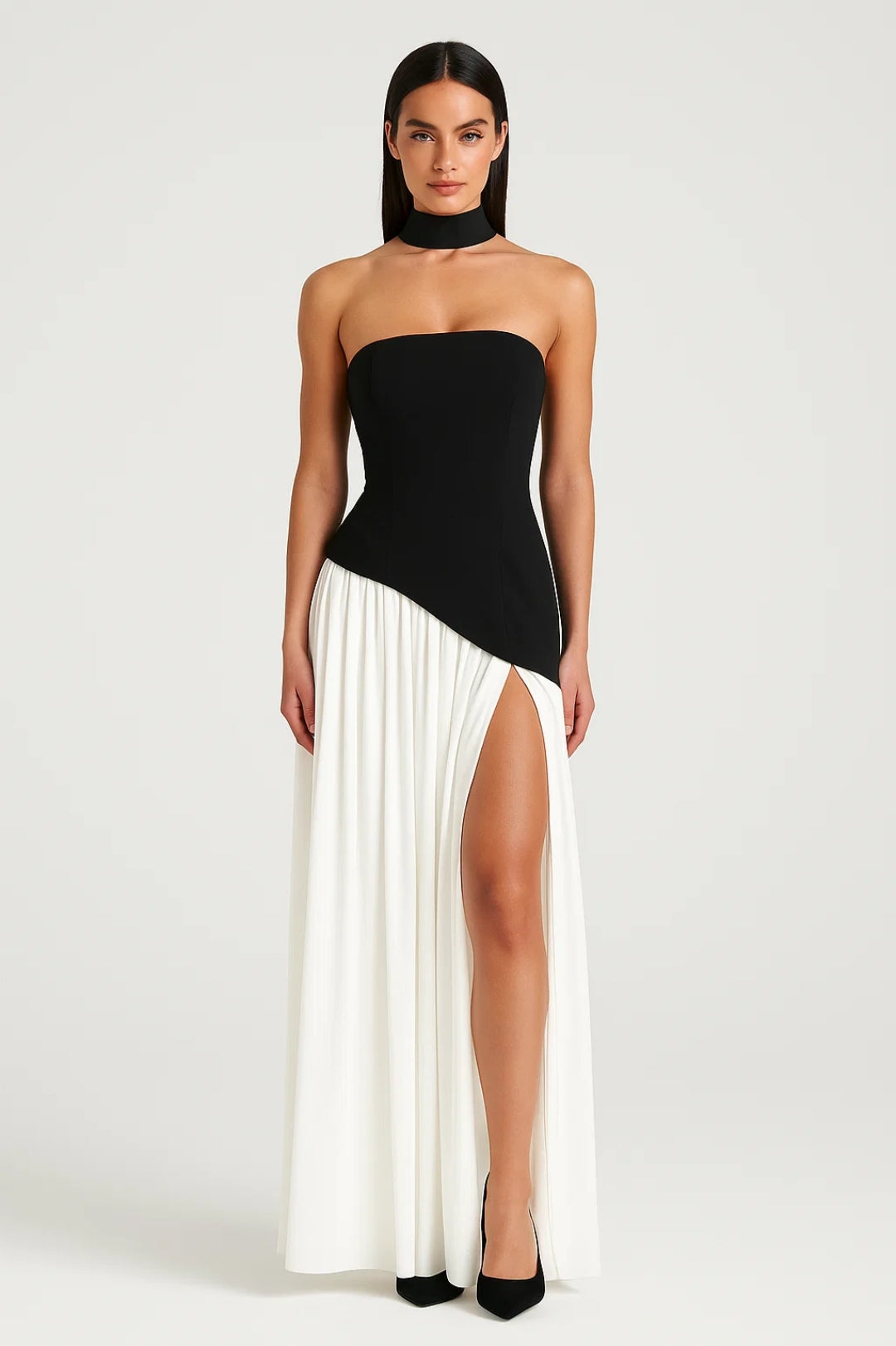 Thessaly | Lightweight V-Neck Midi Dress